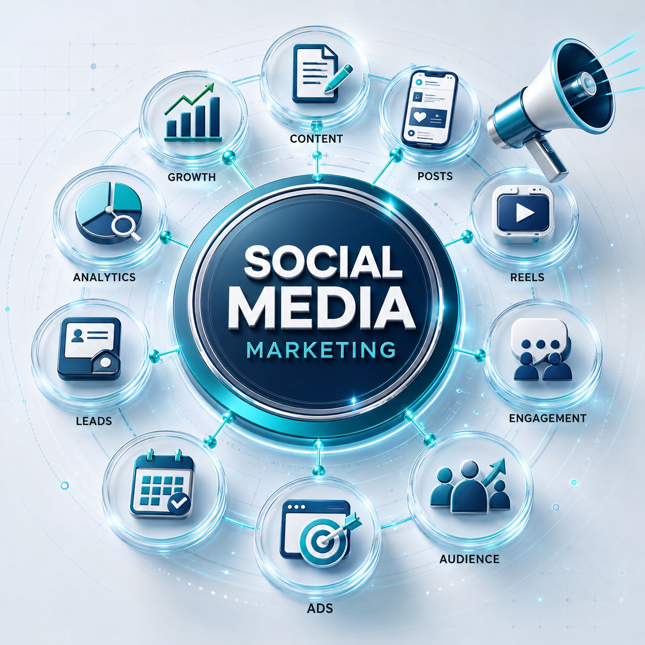 Professional social media marketing services by Brand Web Architech